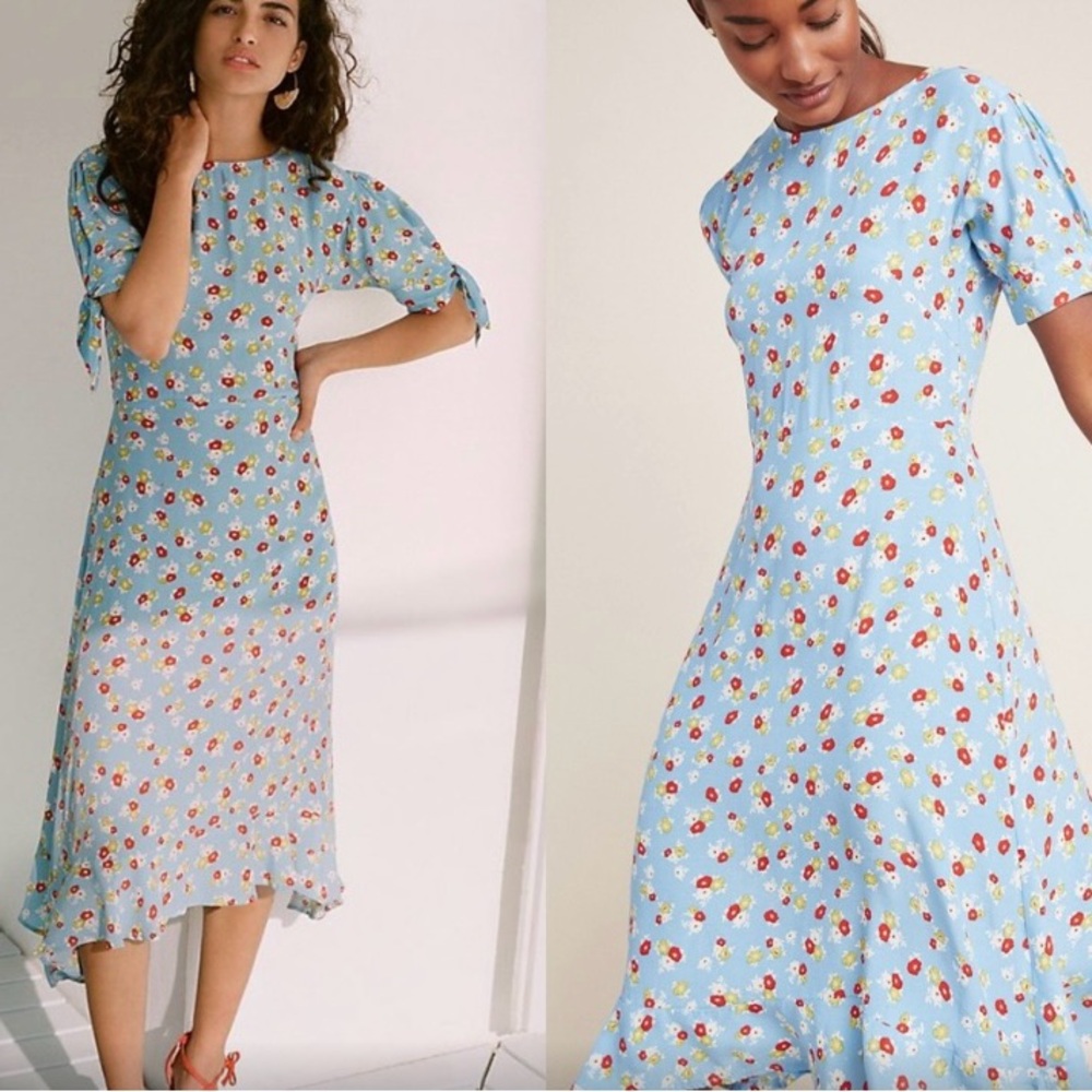 Faithfull the Brand Erin Floral Midi Dress